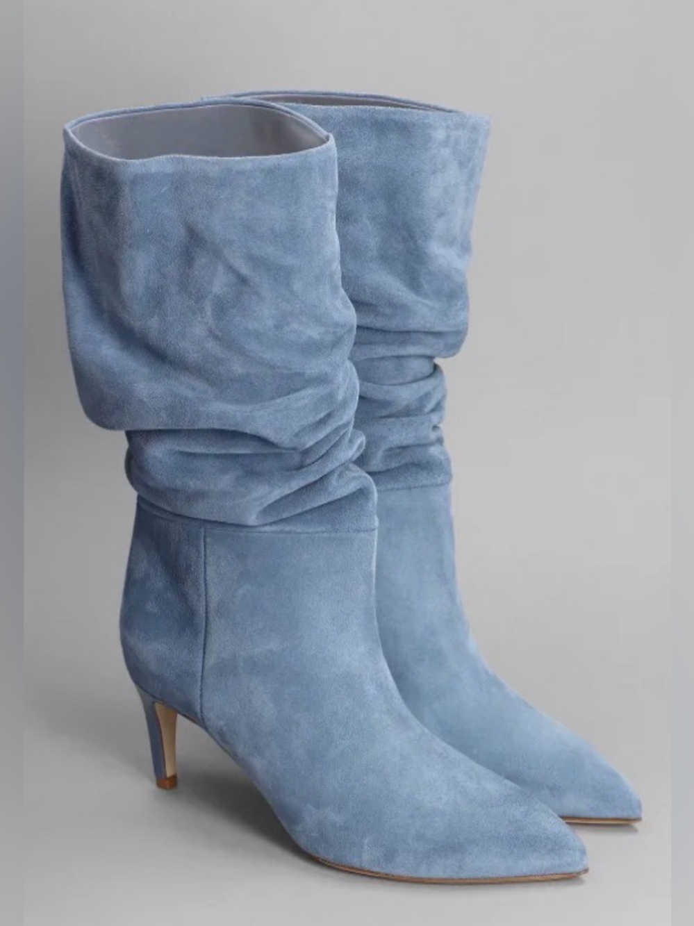 NWT Paris Texas Cyan Suede High Heel Ankle Boots - Picture 2 of 11